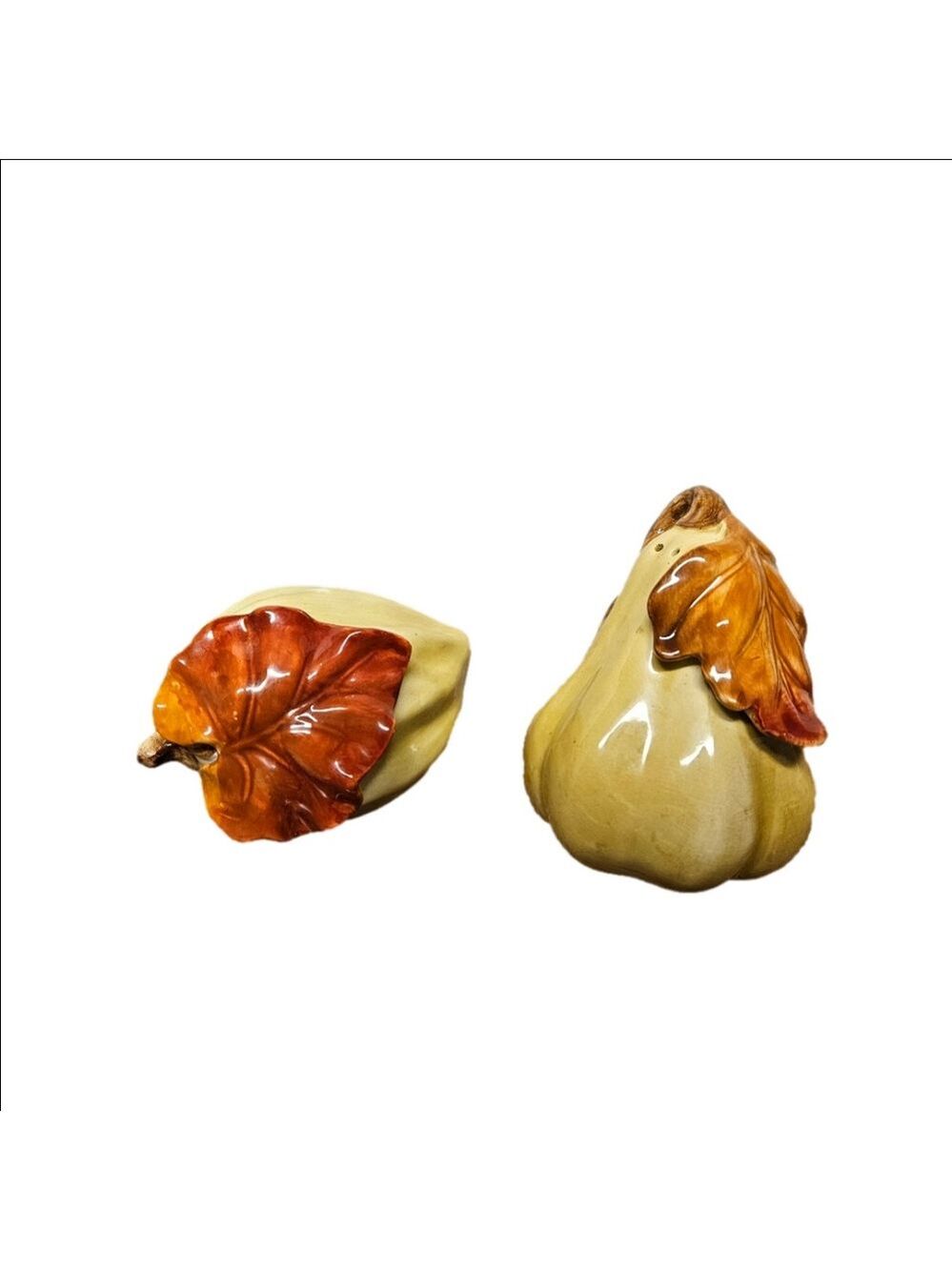 Vintage Fitz and Floyd Harvest Earthenware Salt and Pepper Shakers